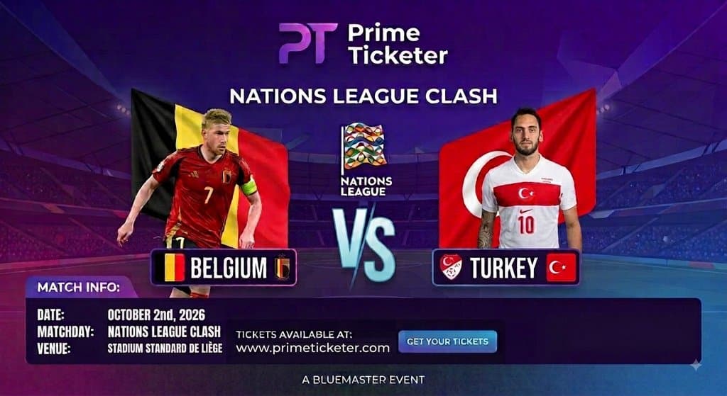 Belgium vs Turkey — UEFA Nations League 2026